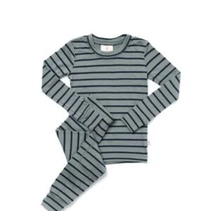 Chasing Windmills Merino Wool
Thermal Long Johns (Agave with Navy Stripe) - NEW